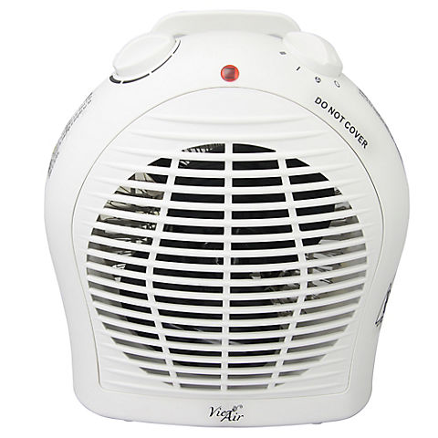 Vie Air 1,500W Portable Dual Setting Modern Fan Heater - White