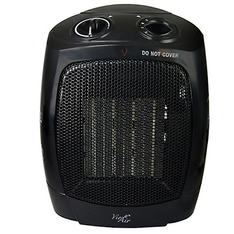 Vie Air 1,500W Portable Dual Setting Square Heater - Black