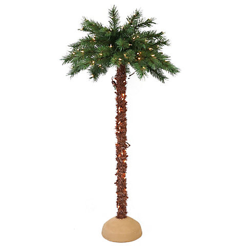 Puleo International 6' Lighted Palm Tree