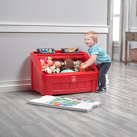 Step2 2-in-1 Toy Box & Art Lid - Red