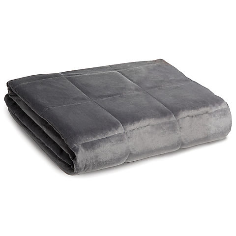Calming Comfort Weighted Blanket 15 lb. 50" x 75", Gray