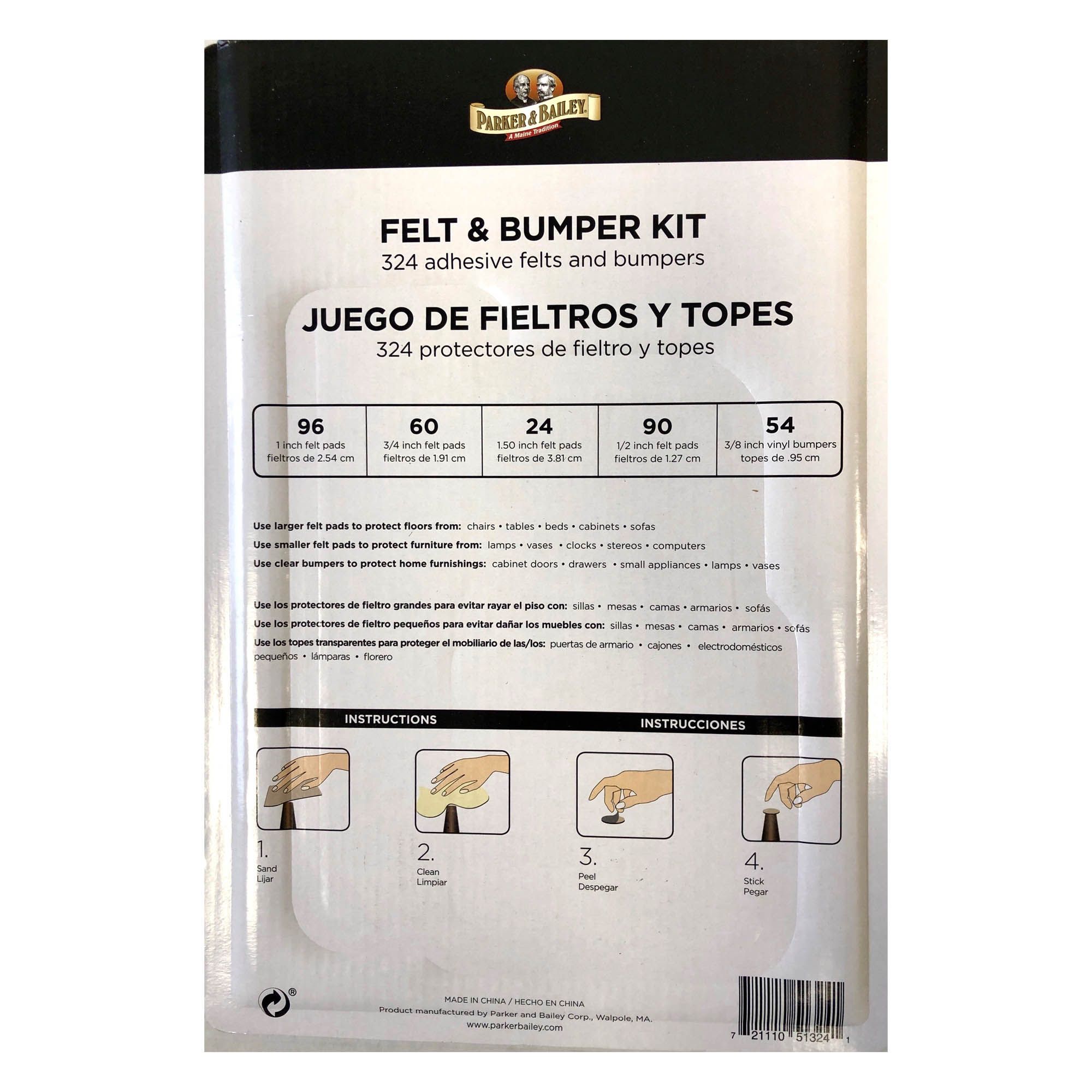 Parker & Bailey 324-Pc. Felt and Bumper Kit