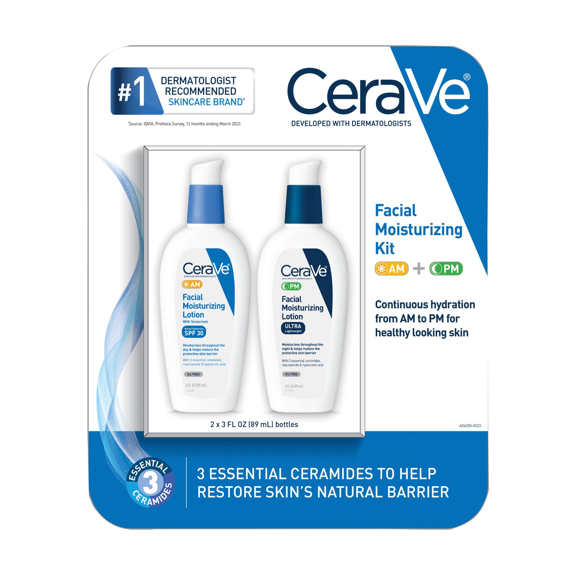 CeraVe Daily Moisturizing Lotion for Dry Skin, Body Lotion &  Face Moisturizer with Hyaluronic Acid and Ceramides, Daily Moisturizer, Fragrance Free, Oil-Free