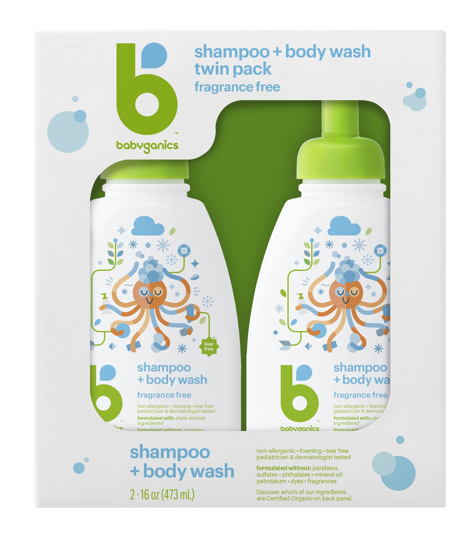 babyganics foaming shampoo and body wash