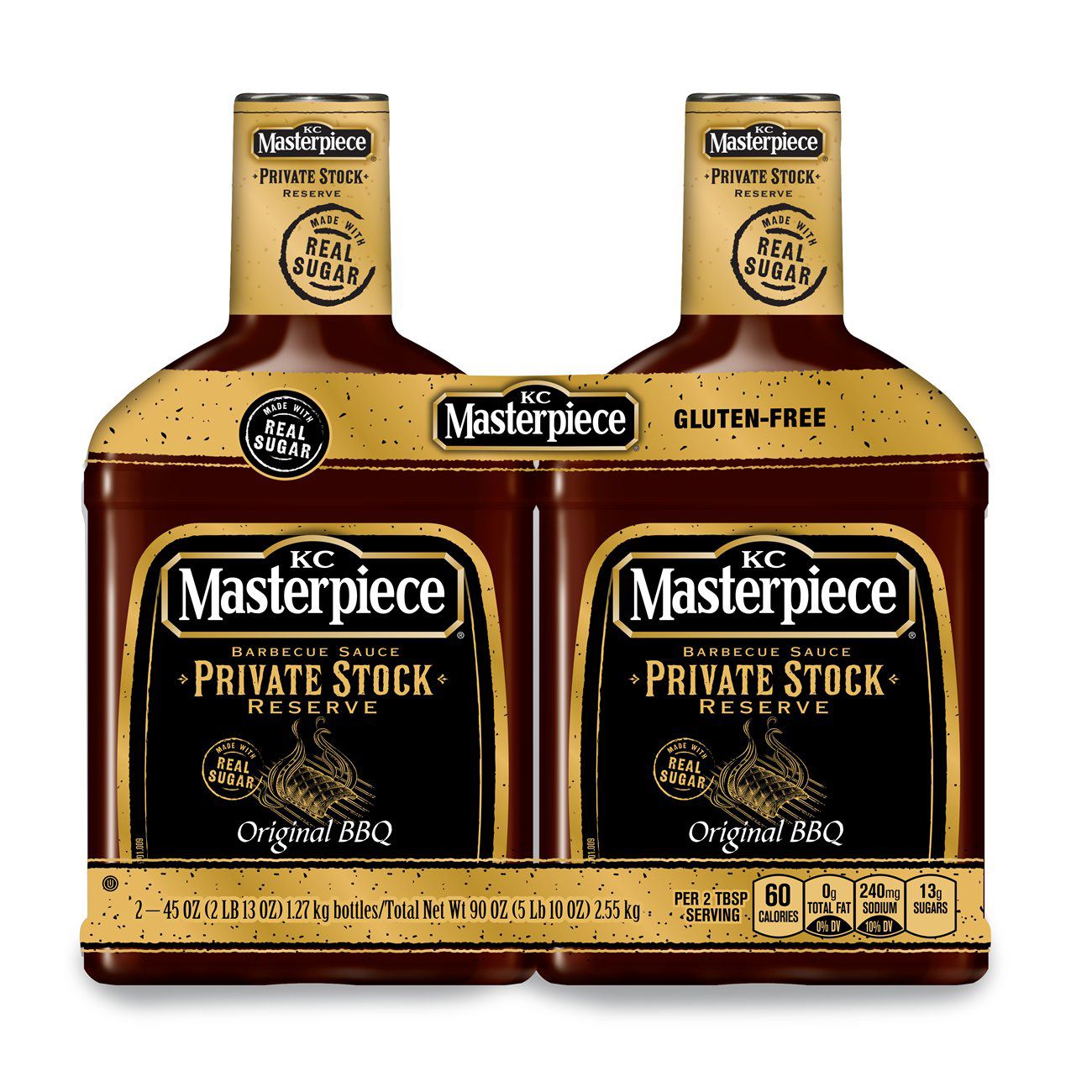 Kc Masterpiece Private Stock Original Barbecue Sauce 2 Pk Bjs Wholesale Club