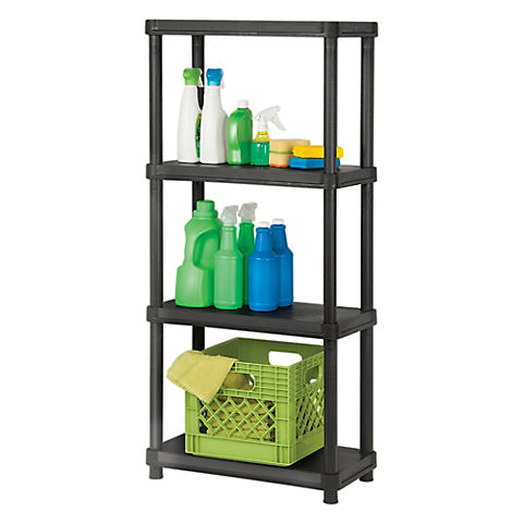 Organize-It 4-Tier 12" x 24" Resin Shelving System