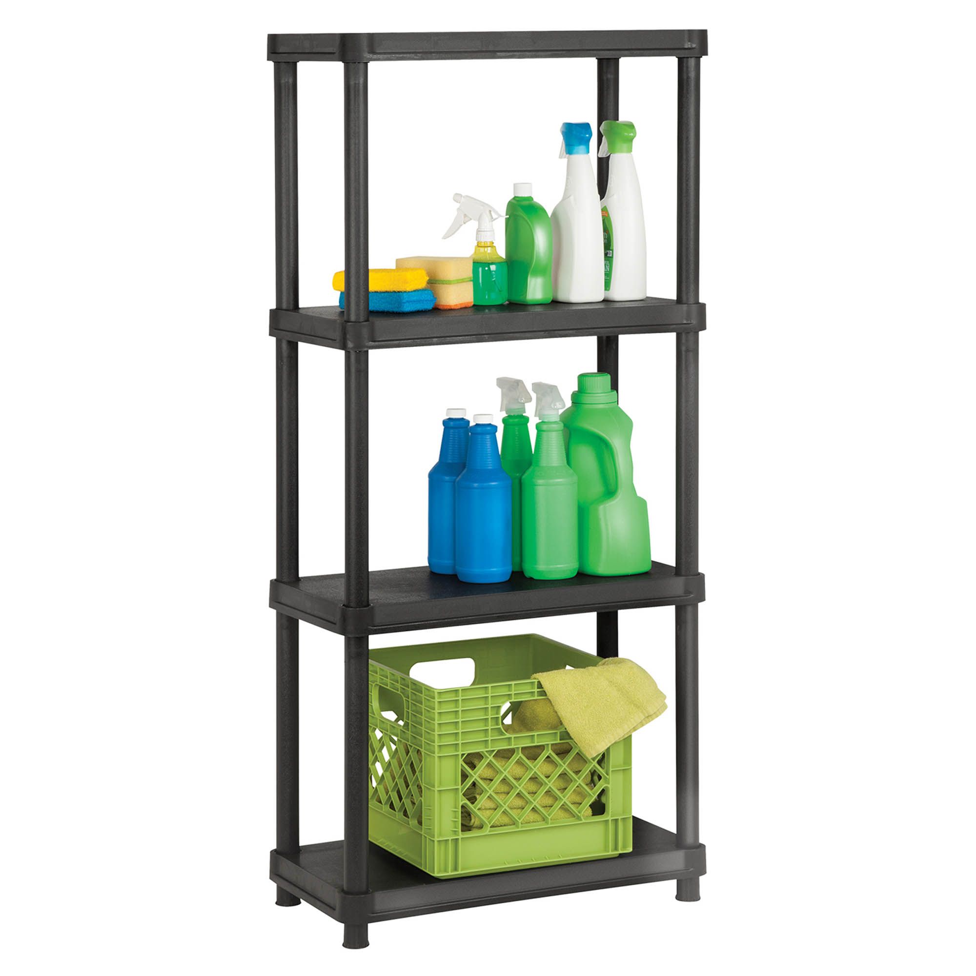 12 x 24 Organize-It 4-Tier Resin Shelving System