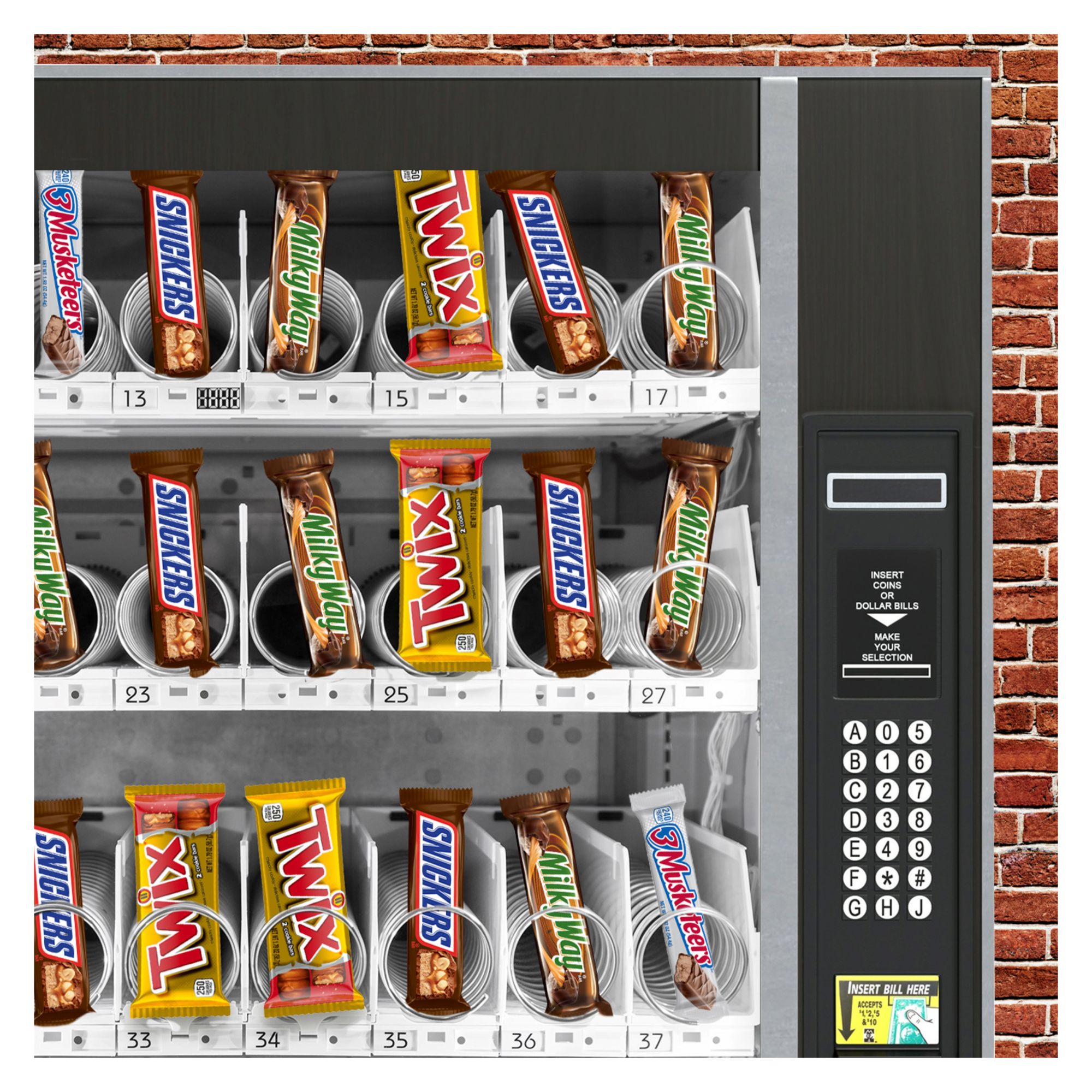 Snickers, Twix & More Chocolate Candy Bars, Full-Size Variety Pack, 30 ct.