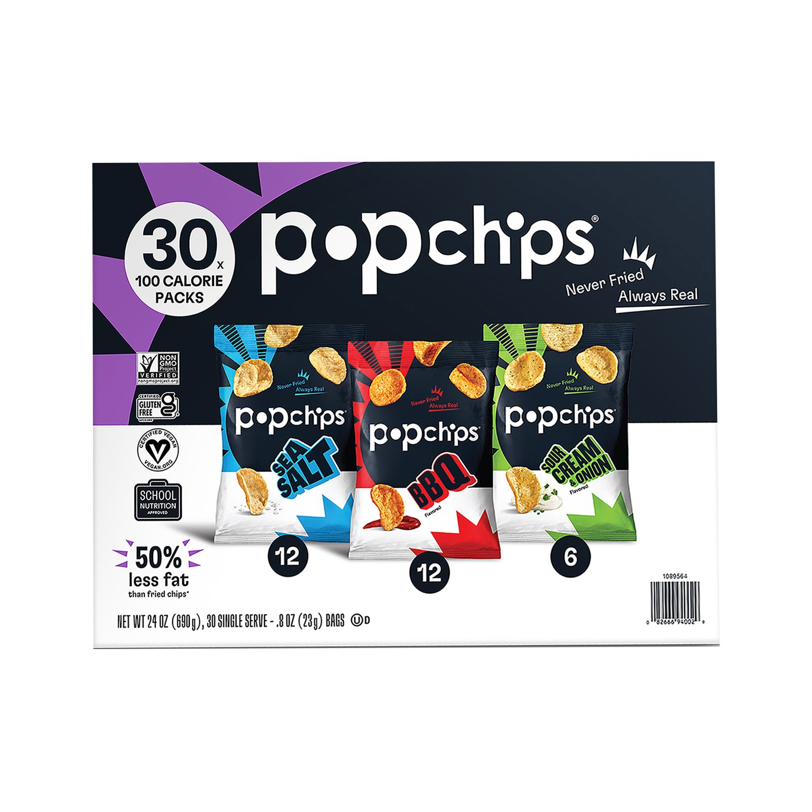 variety pack  popchips potato chips