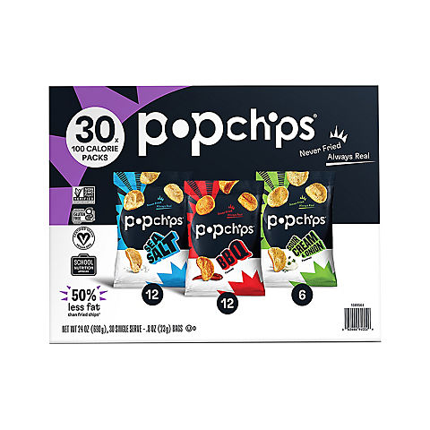 Popchips Variety Pack, 30 ct.