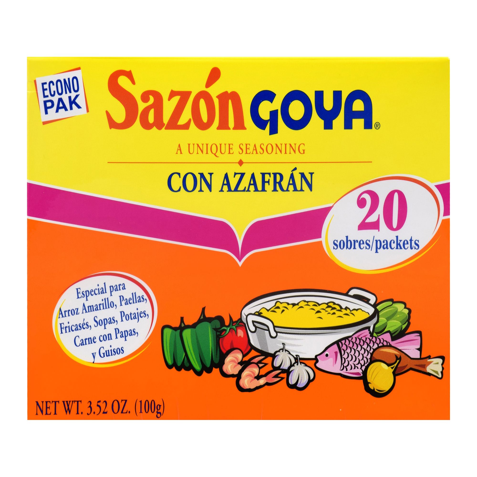 Goya Sazón con Azafrán - Despensa Colombiana