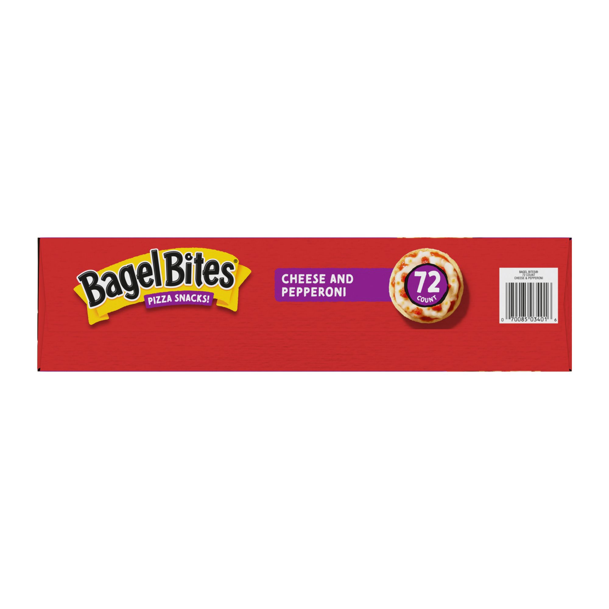 Bagel Bites Cheese and Pepperoni Mini Pizza Bagels, Frozen Pizza Bite Snacks, Ready In Minutes, 72 ct.