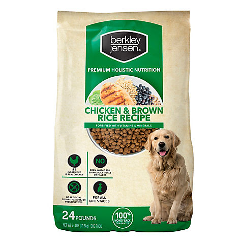 Berkley Jensen Chicken and Brown Rice Dry Dog Food, 24 lbs.