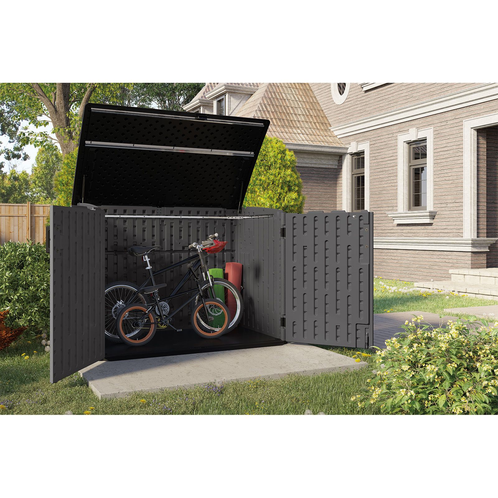 Suncast bike sale storage