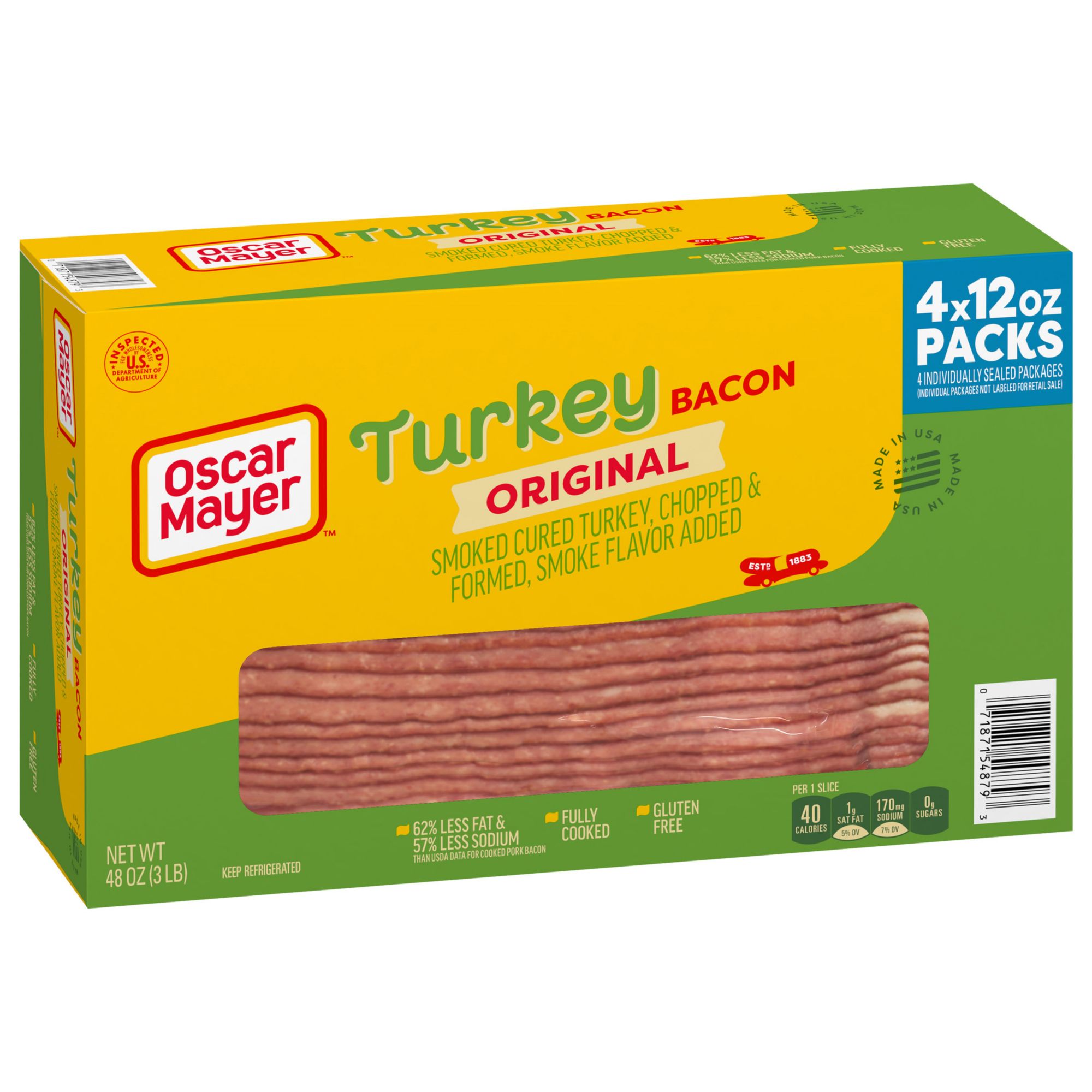 Oscar Mayer Fully Cooked Smoke Turkey Bacon Bits, 4 Ounce