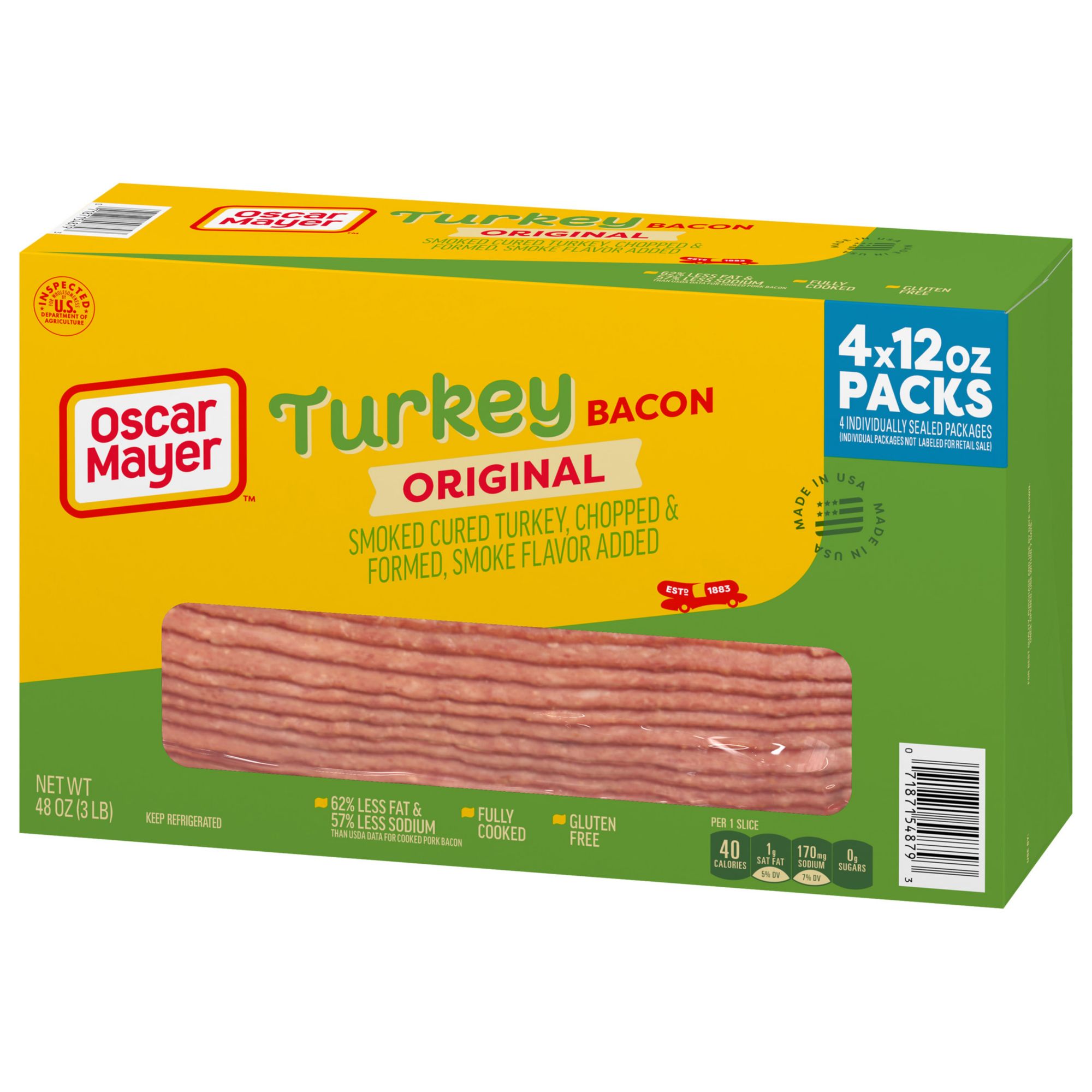 Oscar Mayer Fully Cooked Smoke Turkey Bacon Bits, 4 Ounce