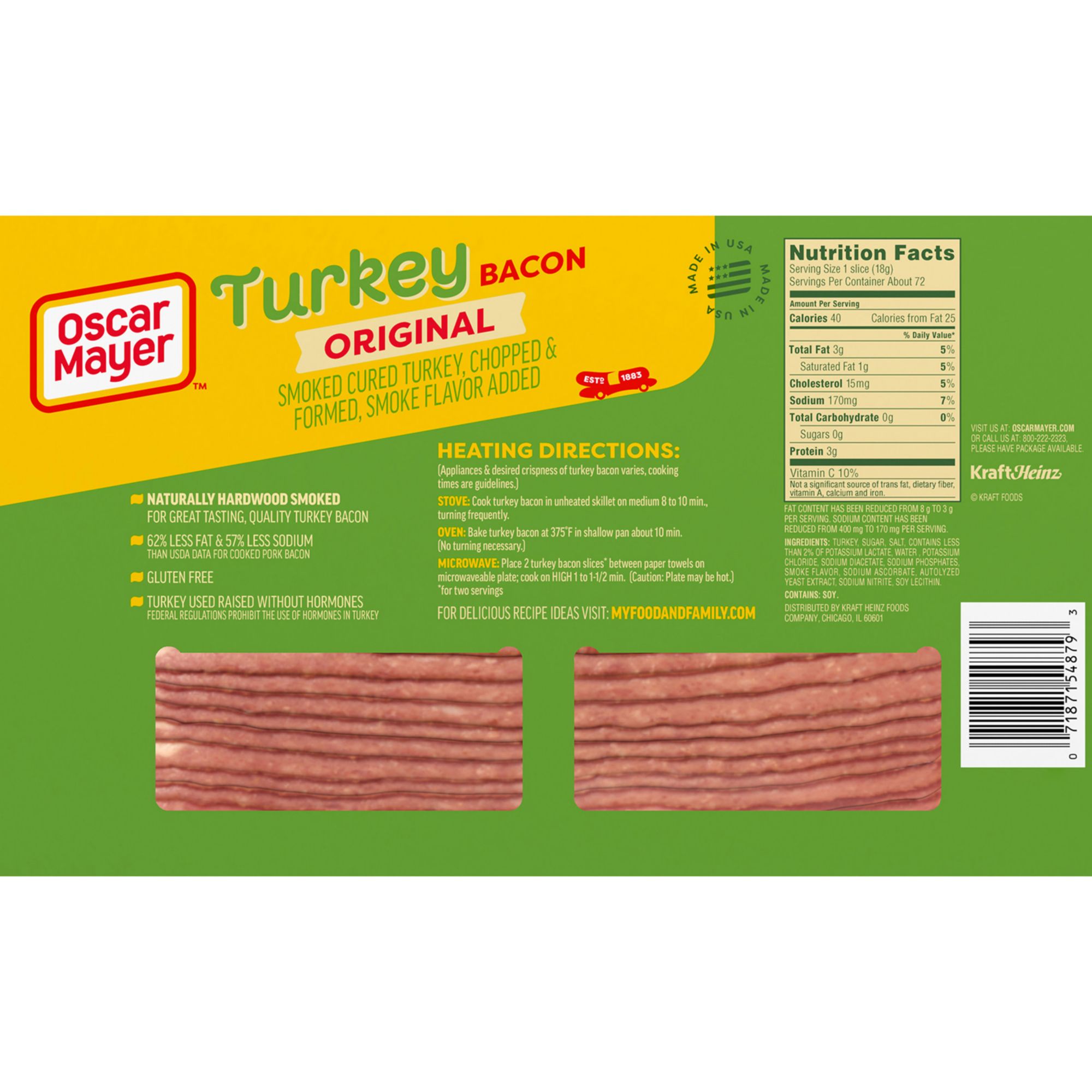 Oscar Mayer Fully Cooked Smoke Turkey Bacon Bits, 4 Ounce