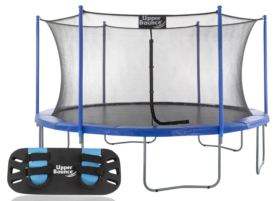 Upper Bounce 16' Round Trampoline with Jumping Skate