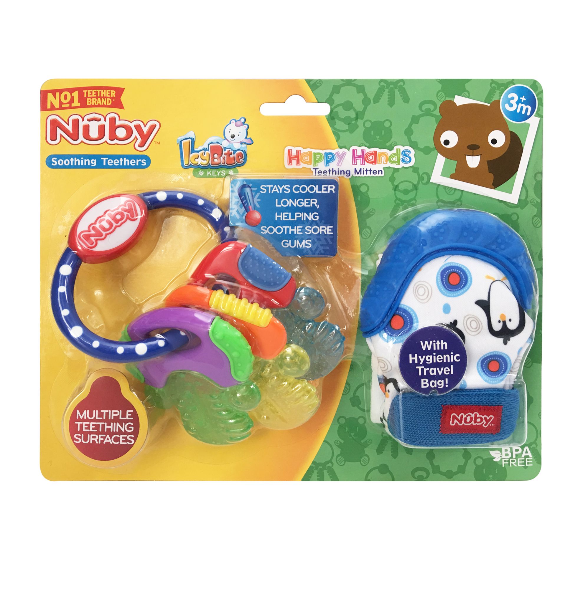 nuby ice gel teether keys
