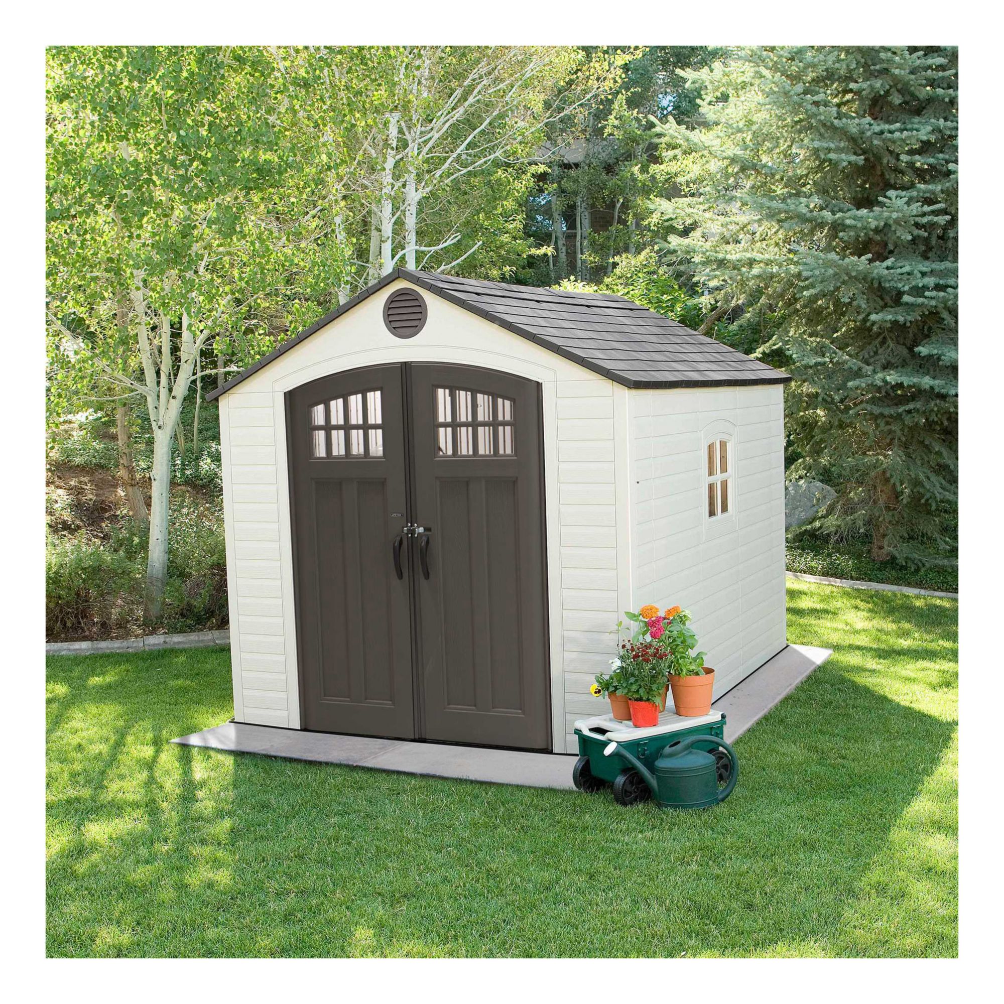 Lifetime 8 X 10 Deluxe Shed Bjs Wholesale Club