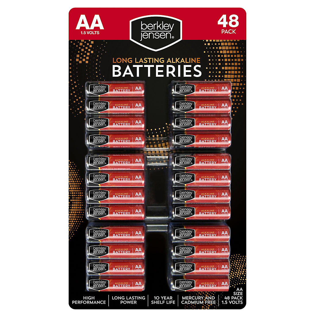 transmissie Trots Blauw Berkley Jensen AA Alkaline Batteries, 48 ct. - BJs Wholesale Club