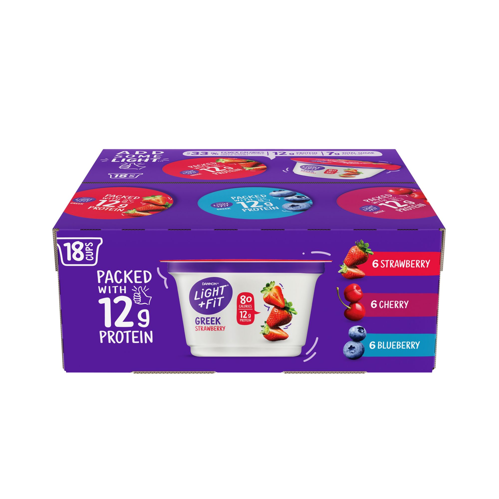 Light + Fit Nonfat Greek Yogurt, Vanilla 5.3oz Wholesale - Danone Food  Service