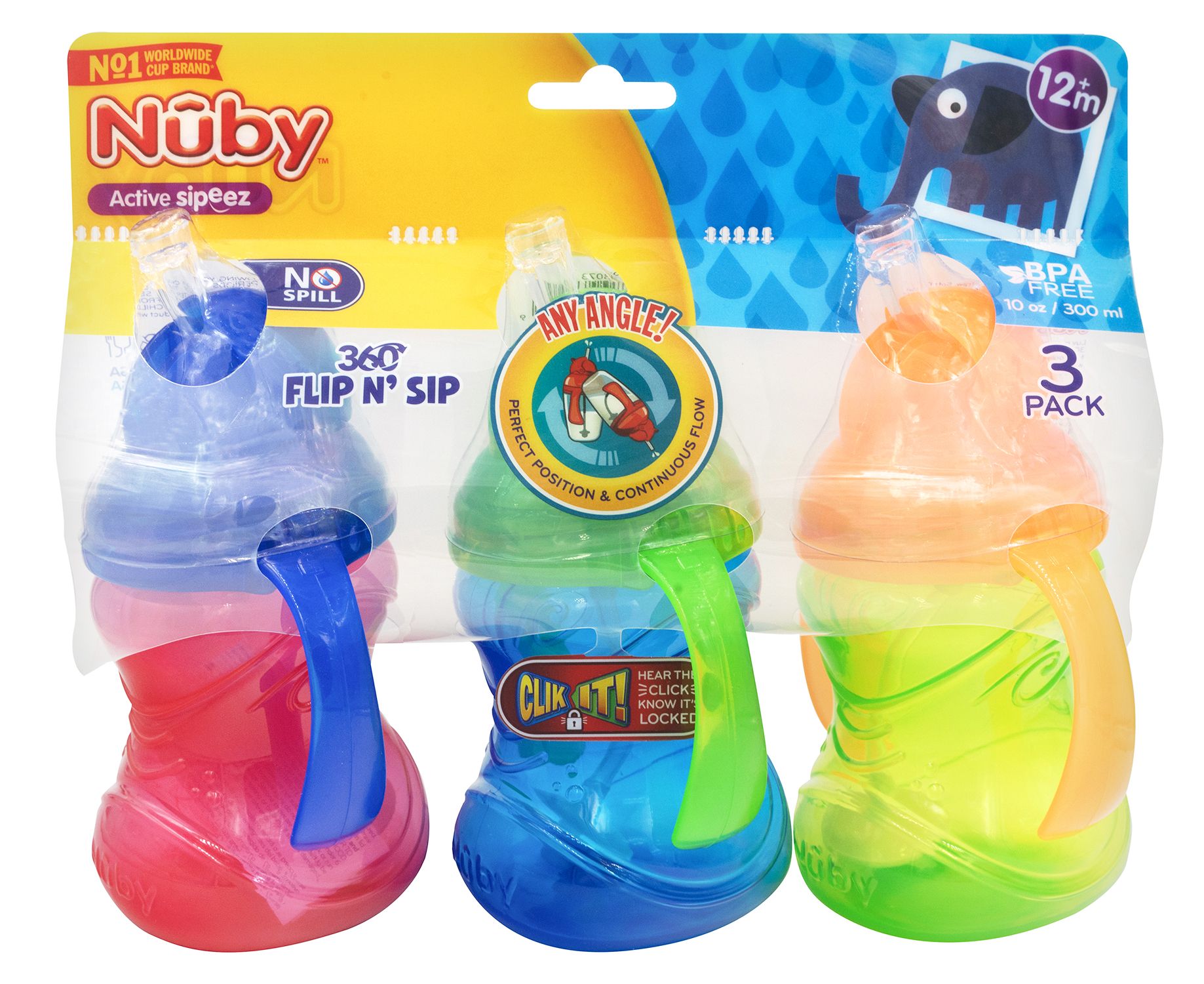 nuby bottle with straw