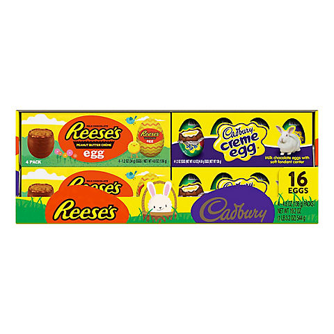 Reese's and Cadbury Easter Egg Variety Pack, 16 ct.