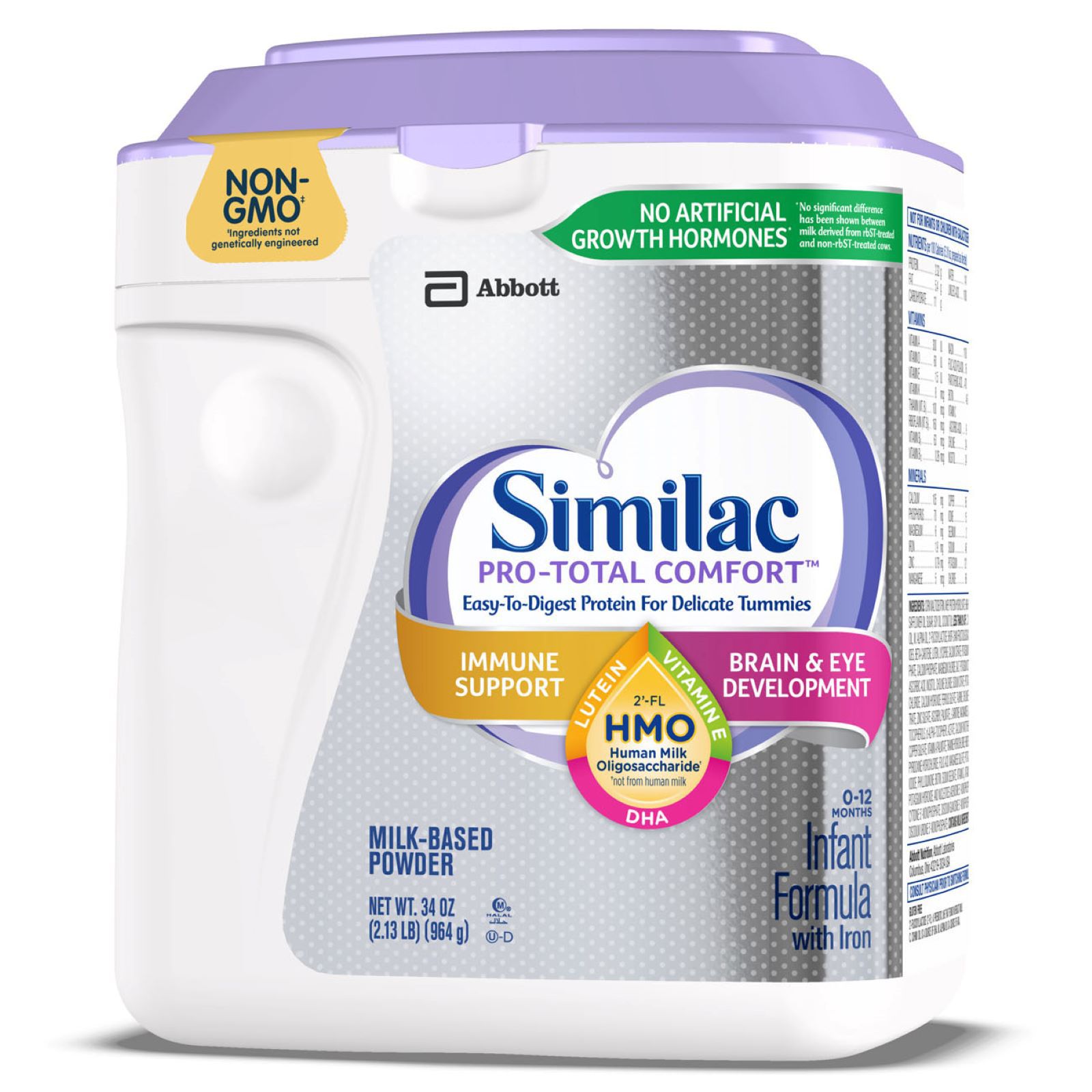 similac pro total comfort 34 oz