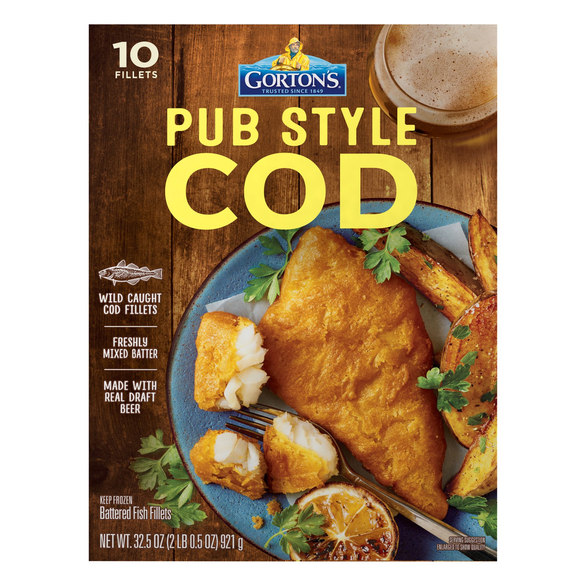 Wild-Caught Cod Fillets : Wild Caught Cod Fillets