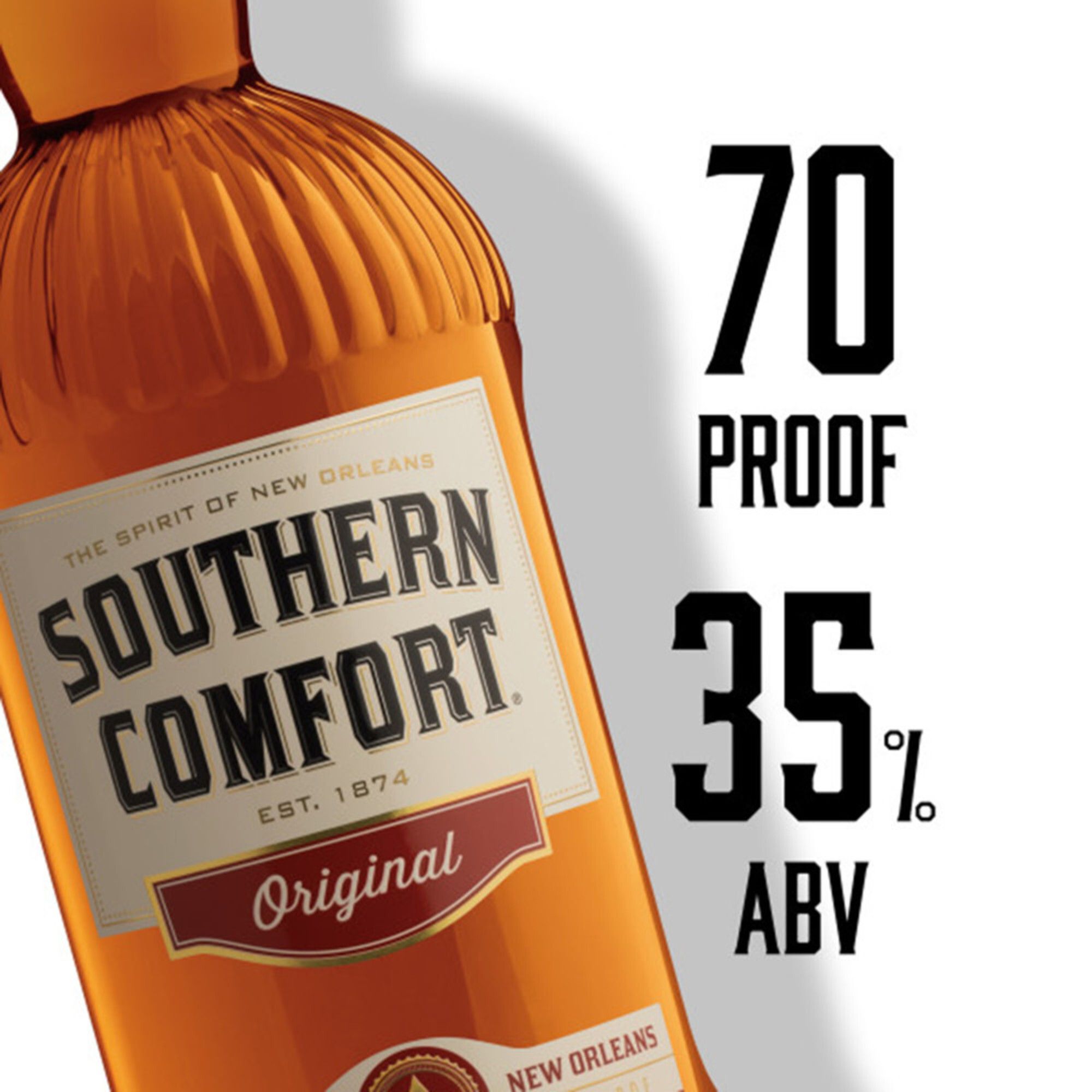 Southern Comfort Original Whiskey Liqueur, 1L
