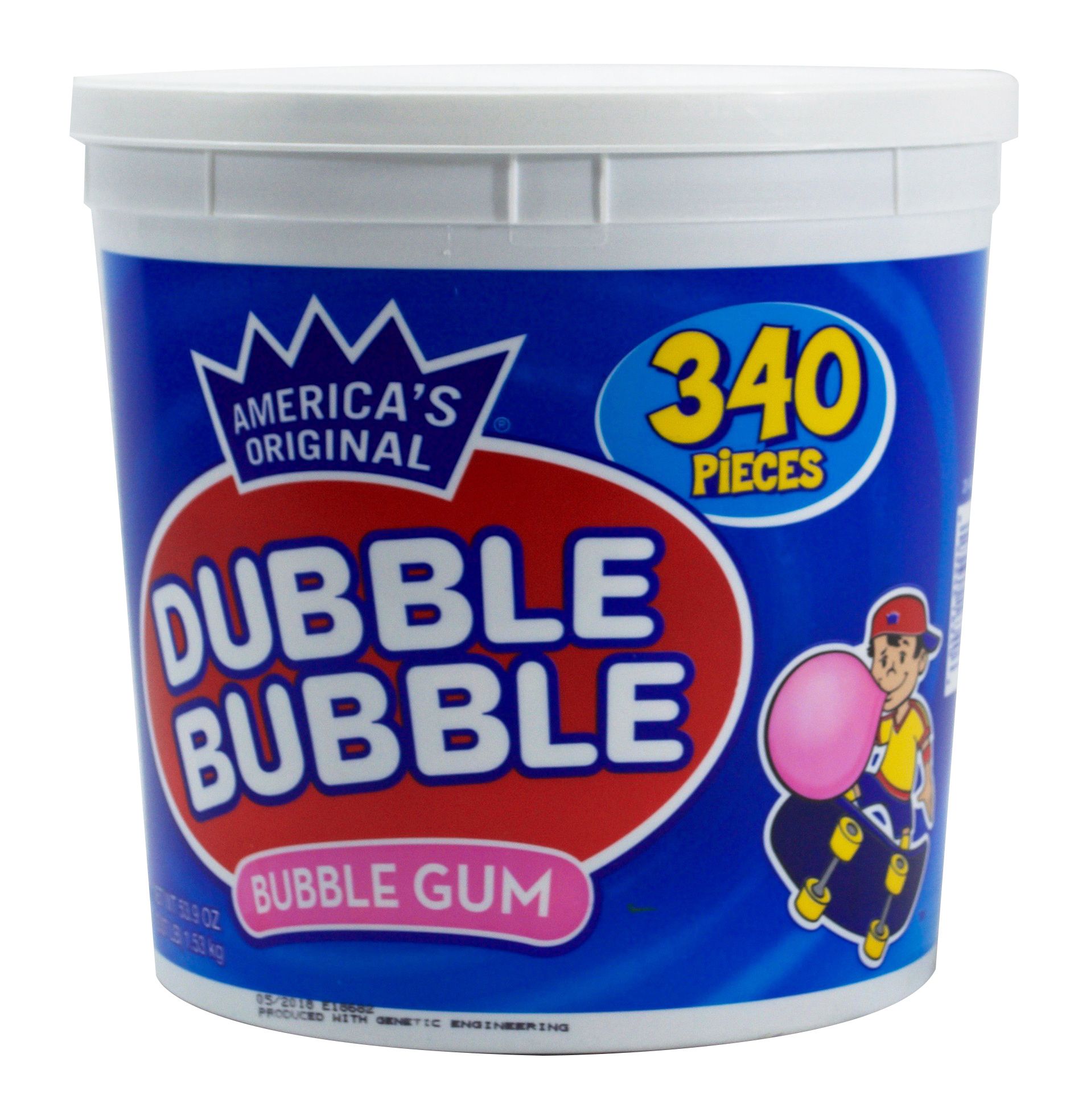 Dubble Bubble Gum Bulk Tub, Double Bubble Bubble Gum, Individually Wrapped  Bulk Gum Bucket of Gumballs, Original Bubblegum, Great for Outdoor Party,  Games, Picnics, with Nosh Pack Mints (165 Pieces) - Yahoo Shopping