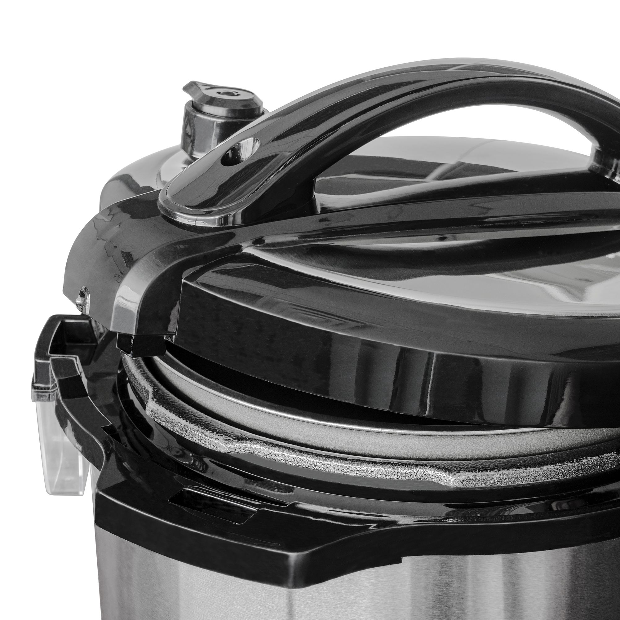 BELLA Stainless Steel and Black Egg Cooker at