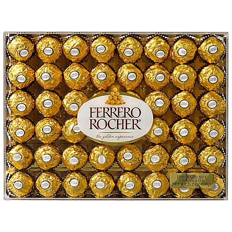 Ferrero Rocher Fine Hazelnut Chocolates, 48 ct.