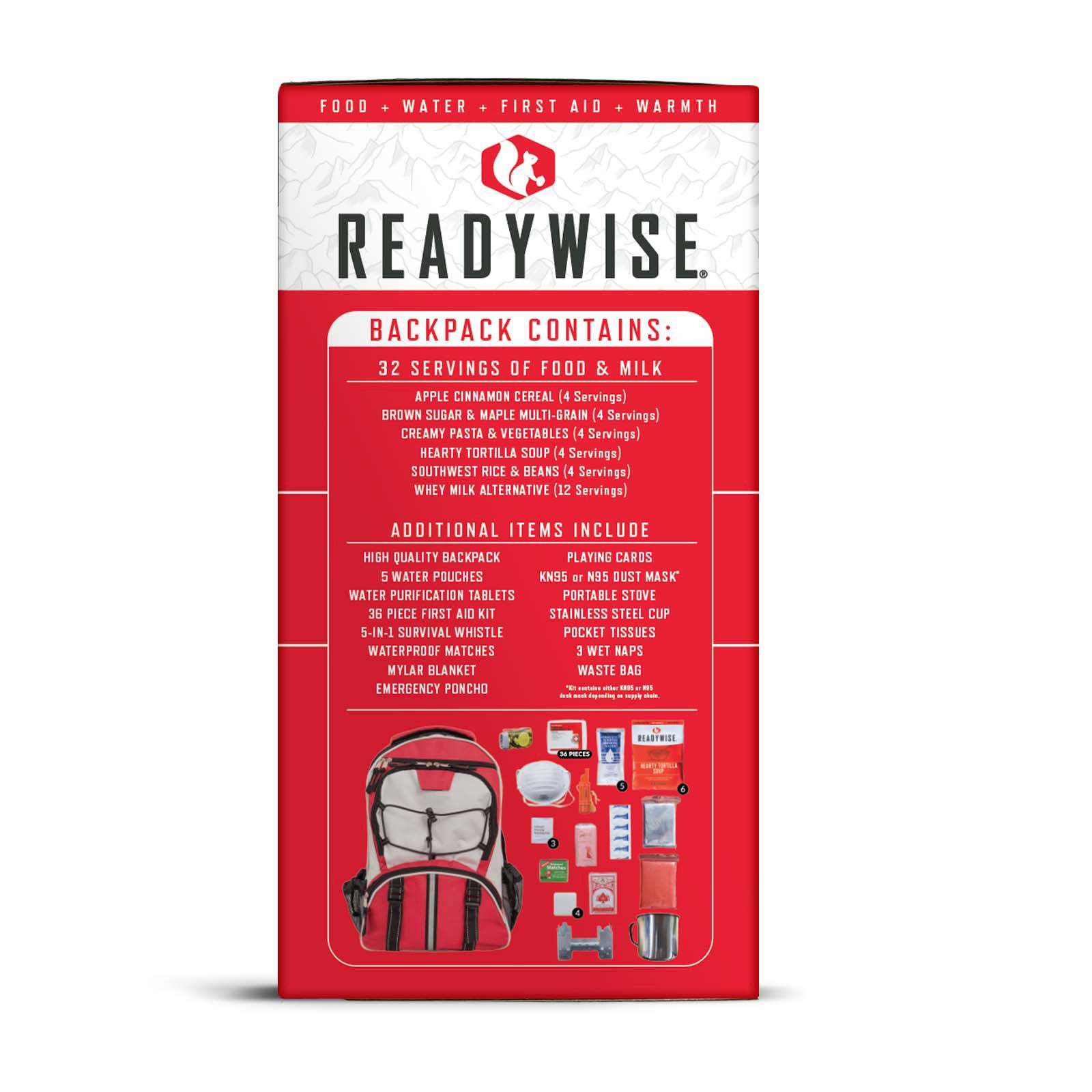 Wise Company 5-Day Survival Backpack - Red