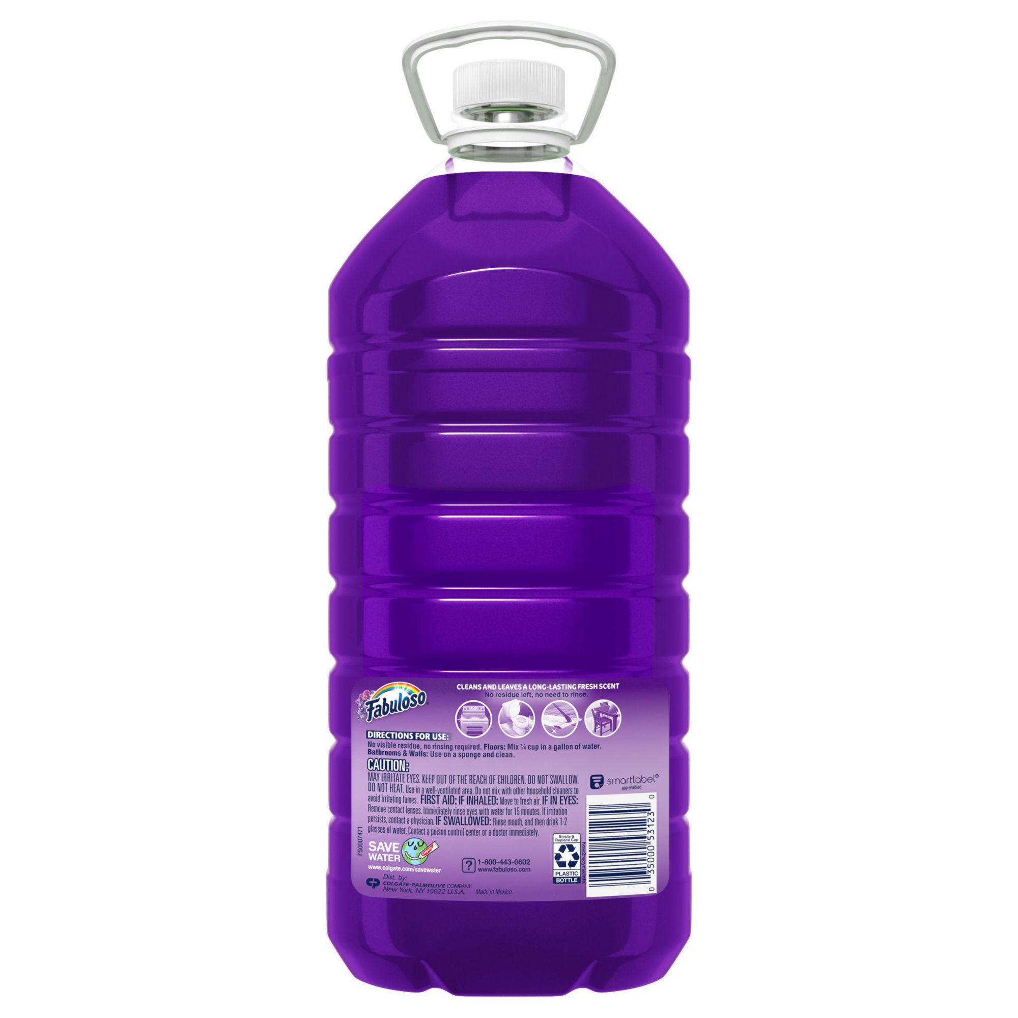 FABULOSO, Jug, 1 gal Container Size, All Purpose Cleaner/Degreaser -  2NDR8