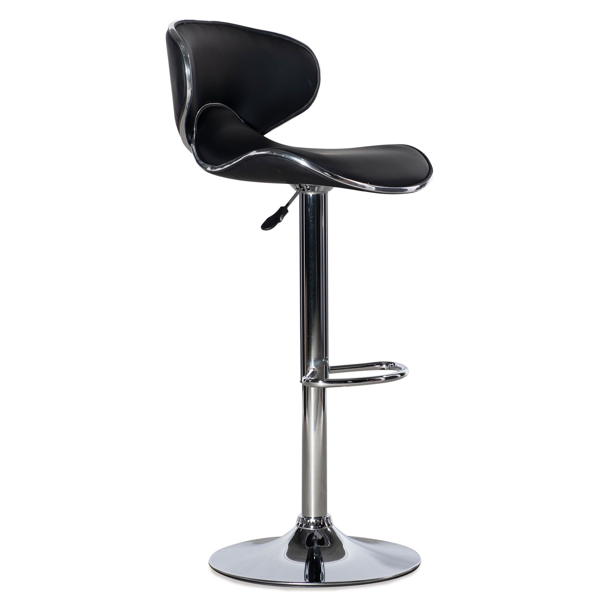 Collins Barstool - Chrome and Black