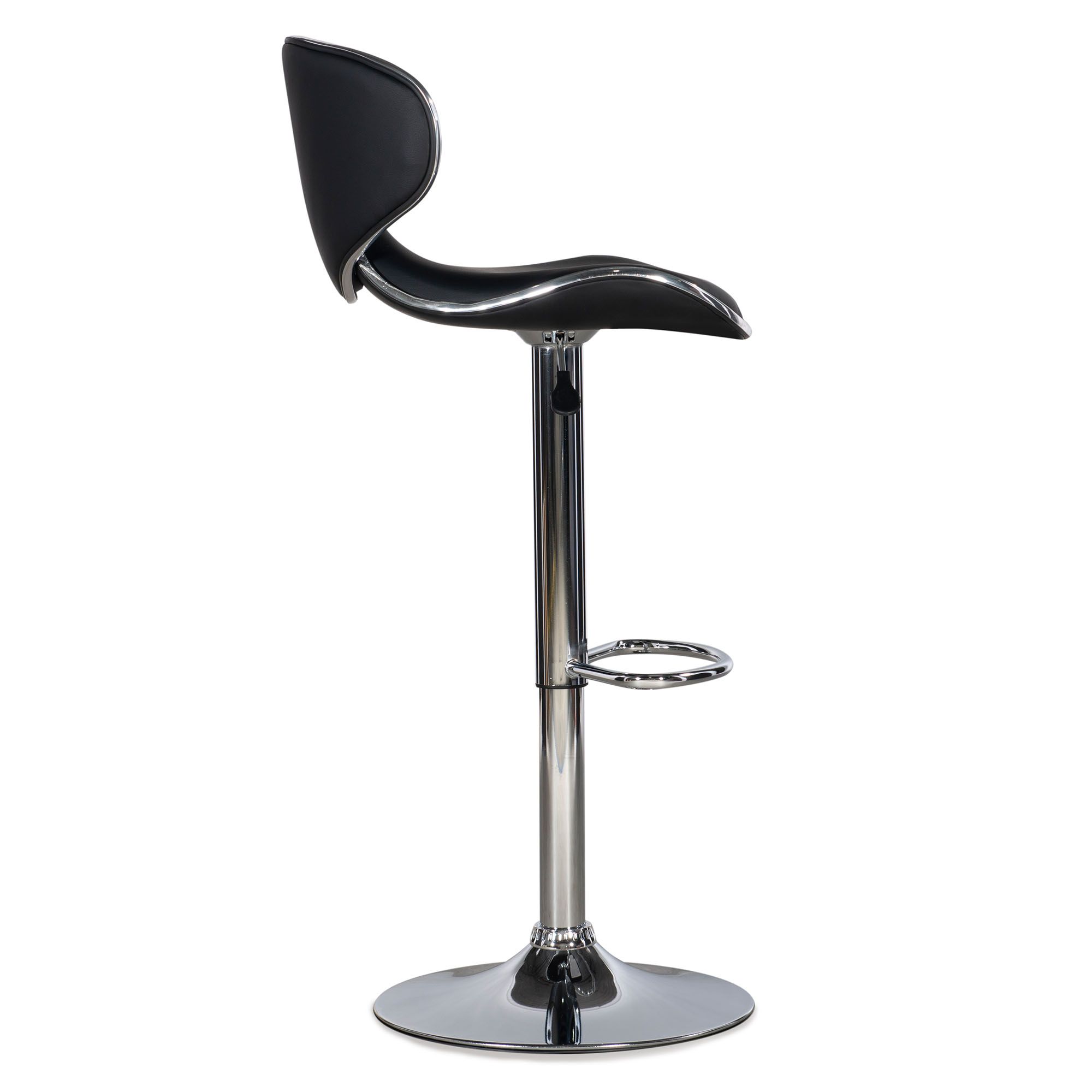 Collins Barstool - Chrome and Black