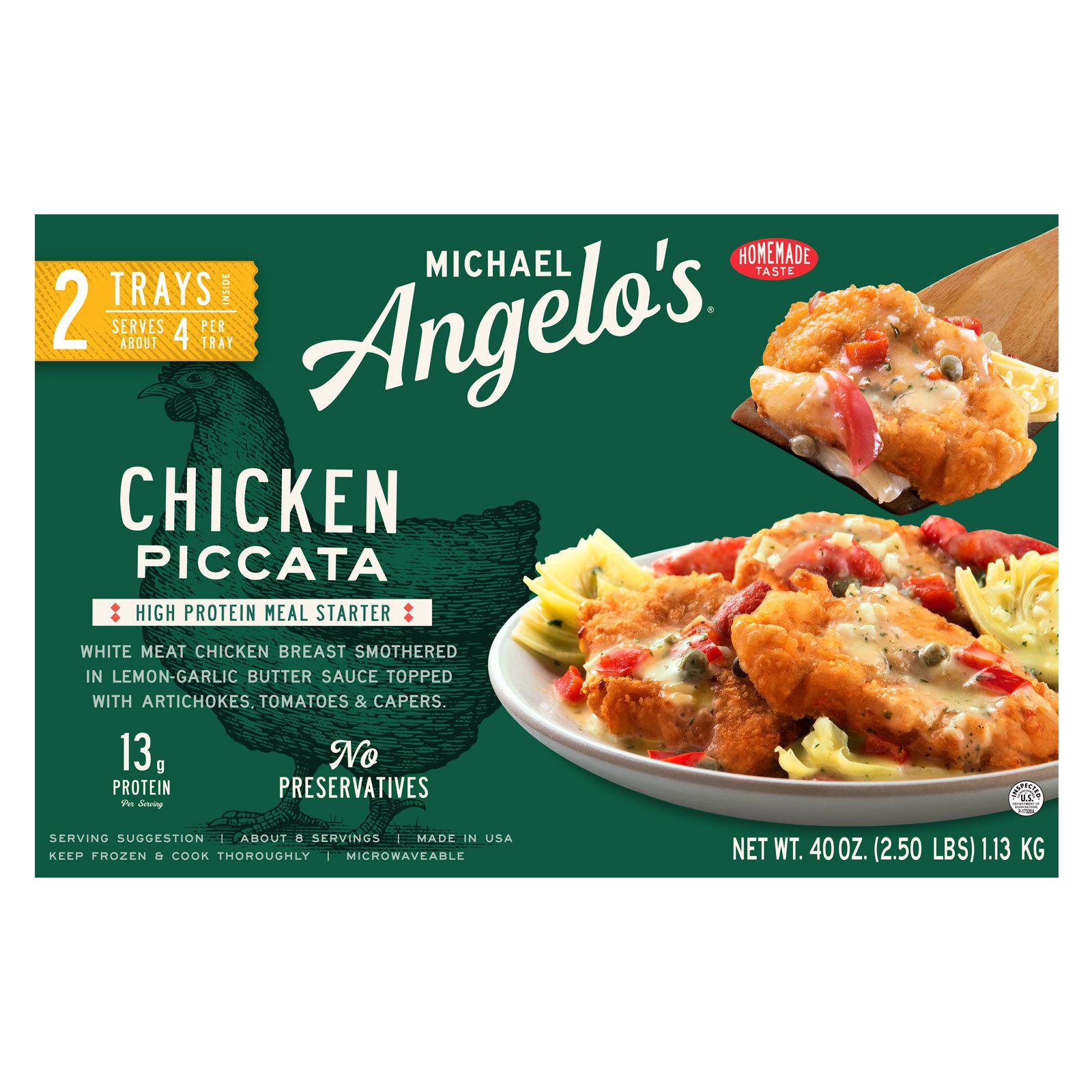 Michael Angelo S Chicken Piccata Bjs Wholesale Club