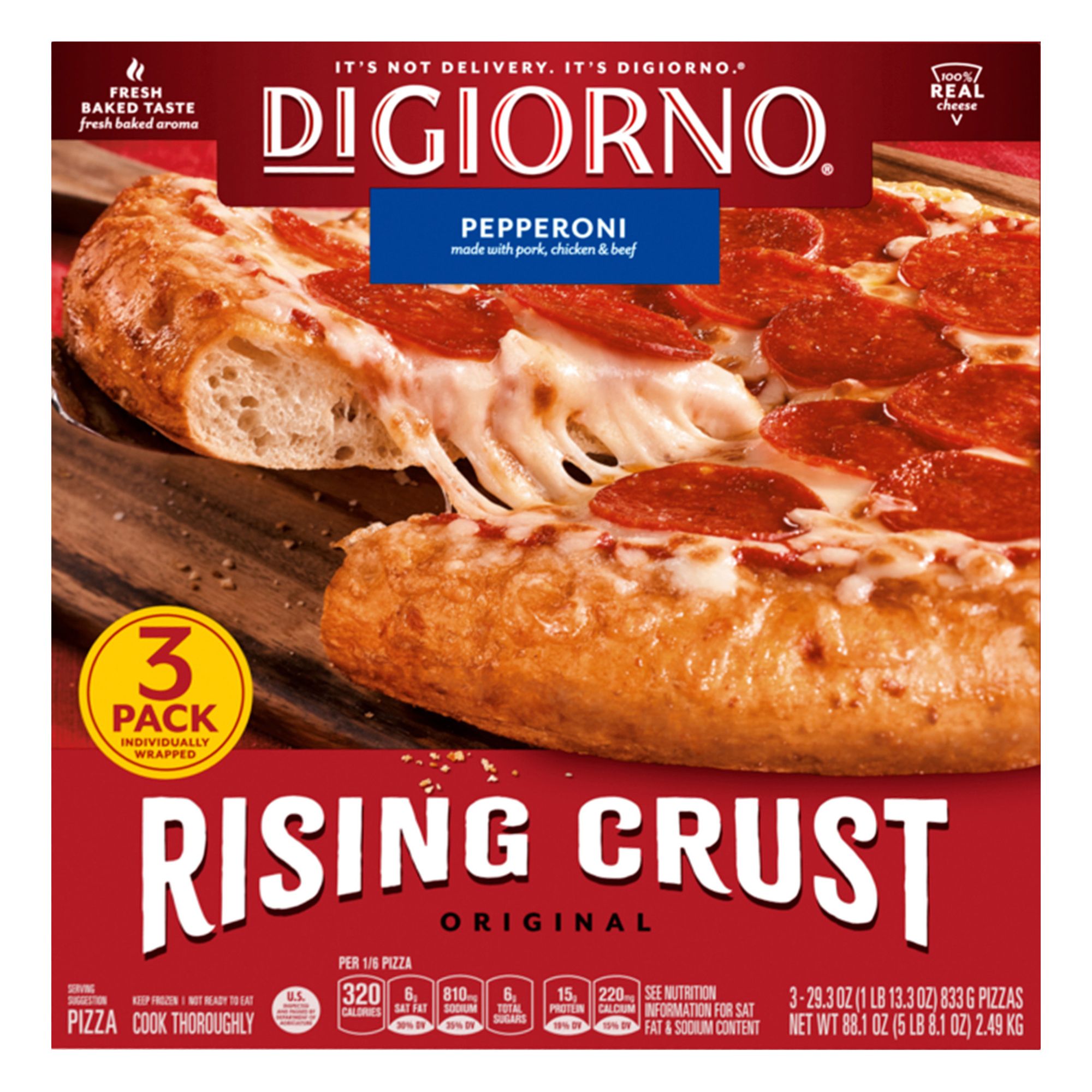 DiGiorno Pepperoni Pan Pizza Review - Indy Pizza Blog