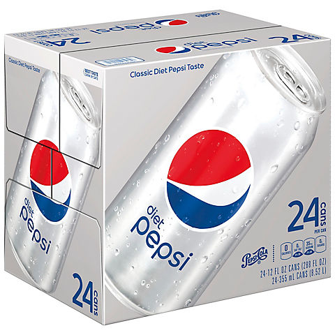 Diet Pepsi Soda, 24 pk./12 oz.