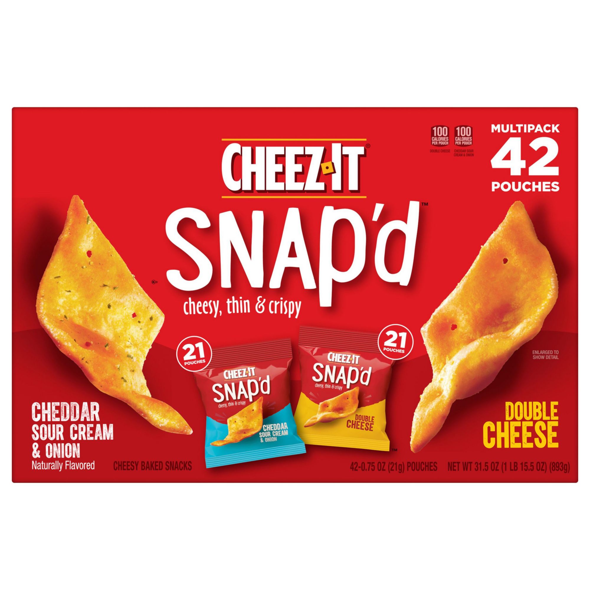 Cheez-It Baked Snack Crackers, 2 pk.