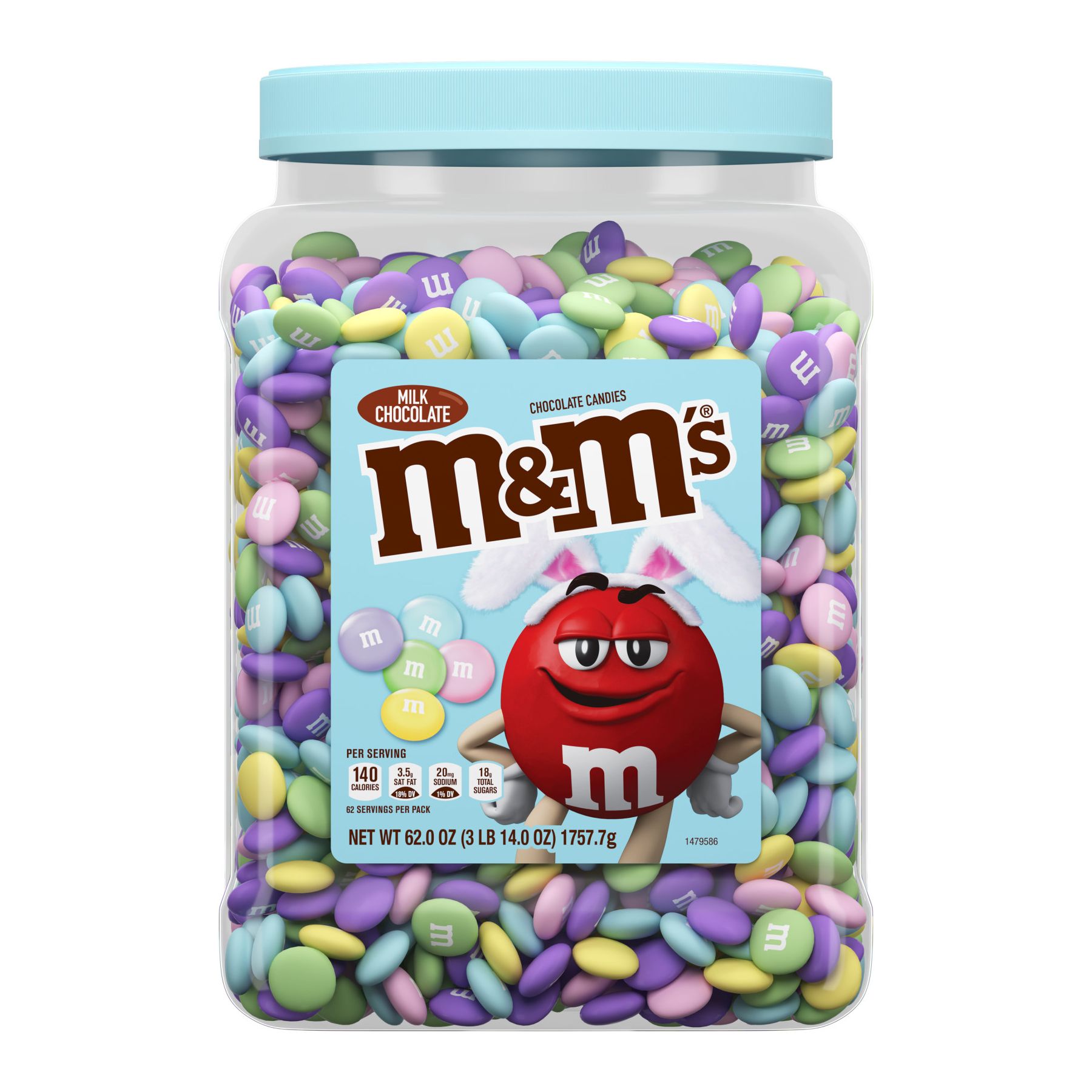 M&M's Milk Chocolate Pastel Easter Candy Bulk Jar, 62 oz. - BJs Wholesale  Club