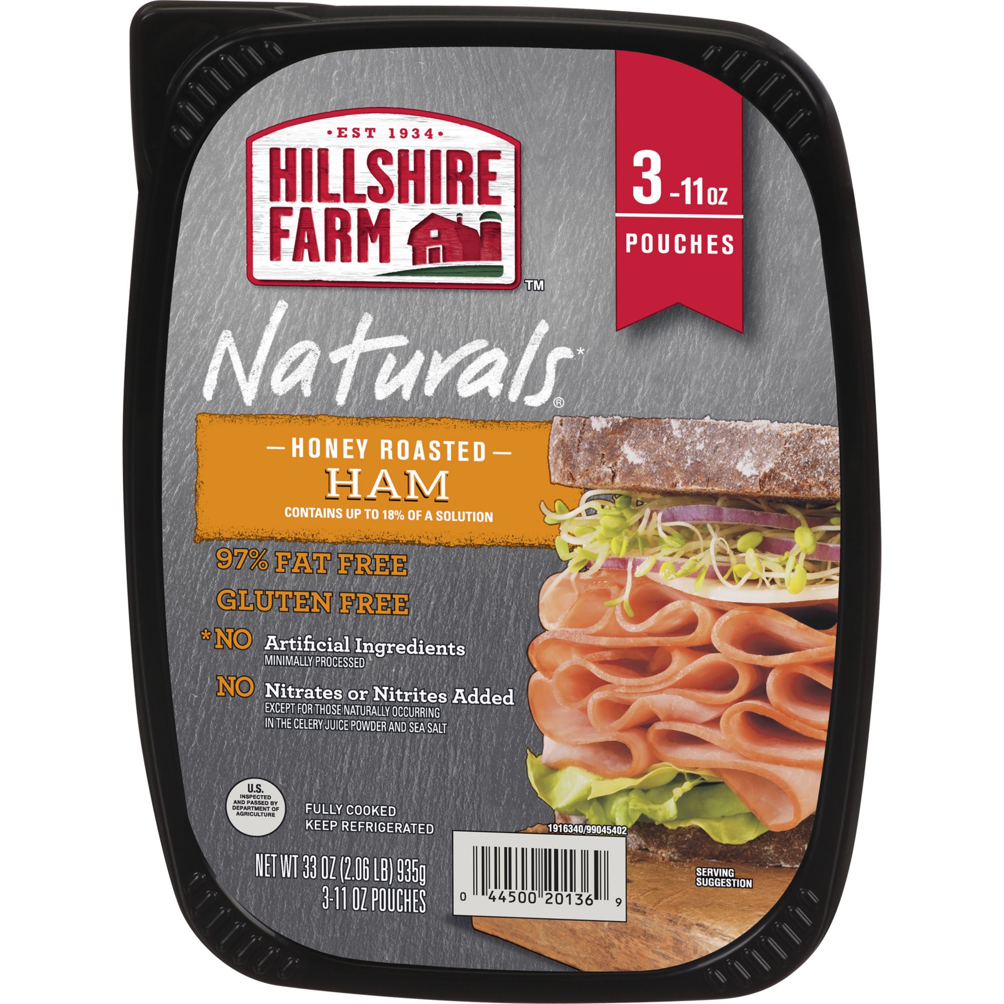 Hillshire Farm Ham, Brown Sugar, Ultra Thin 9 oz, Packaged Hot Dogs,  Sausages & Lunch Meat