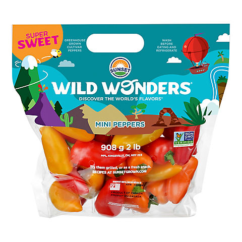 Wild Wonders Mini Peppers, 2 lbs.