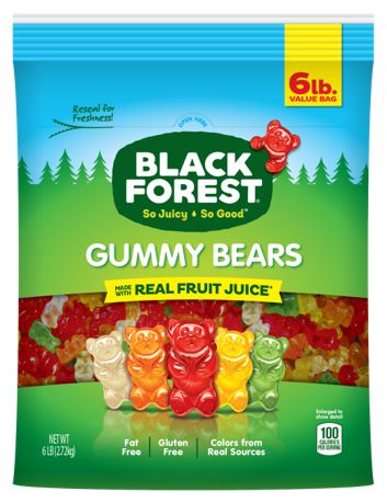 Black Forest Gummy Bears Candy, 6 Lb 6 Pound (Pack of 1) Bears