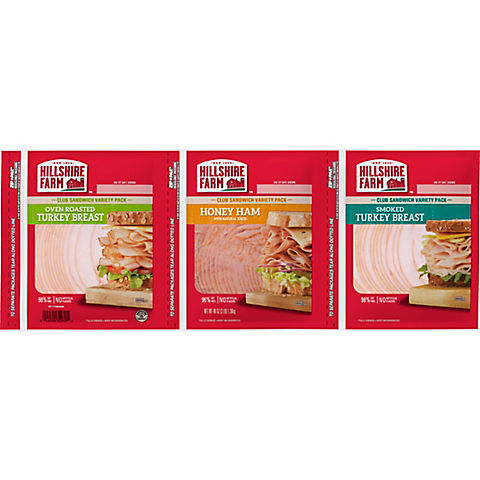 Hillshire Farm Farm Classics Sliced Lunchmeat Variety Pack, 3 pk./3 lbs.