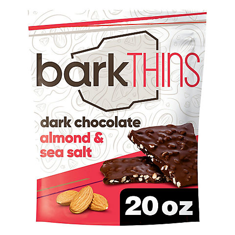 barkTHINS Dark Chocolate Almond With Sea Salt, 20 oz.