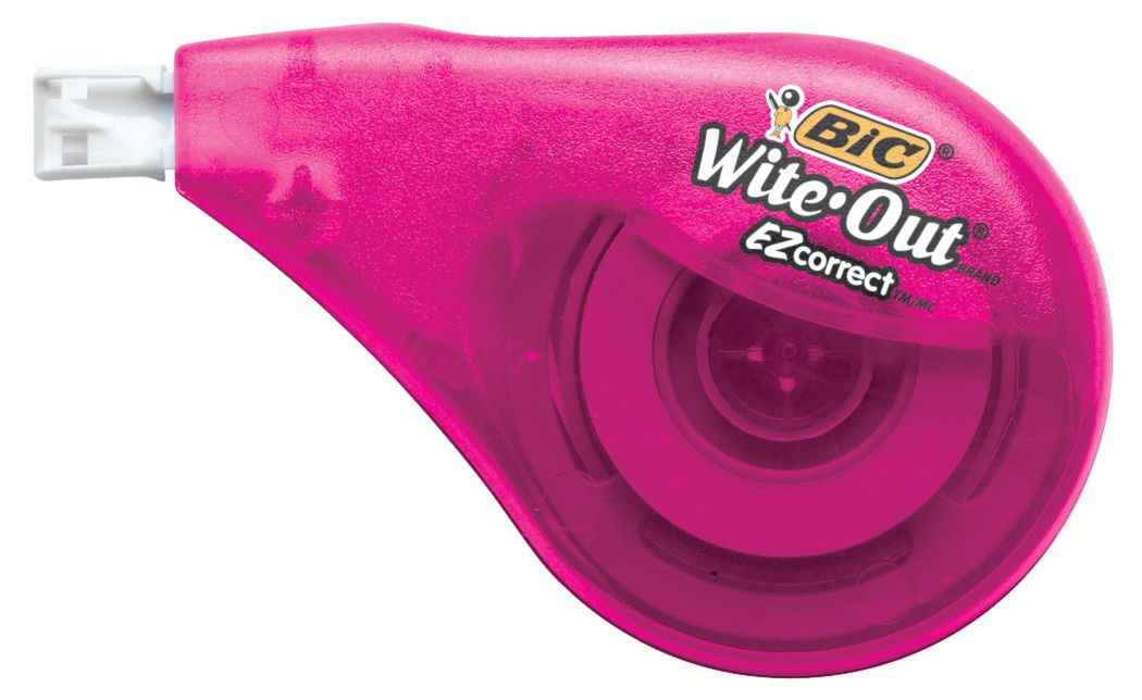 BIC Wite-Out Micro Correction Tape - Assorted Colours - 2 Pack