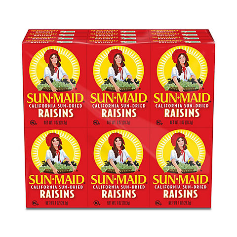 Sun-Maid Sun-Dried Raisin, 6 pk./1 oz.
